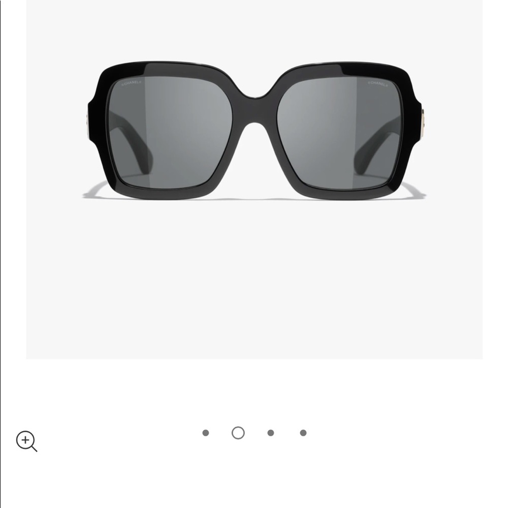 CHANEL back frame square sunglasses